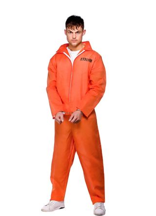 Orange Boiler Suit Convict - Jumpsuit