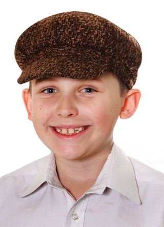 Kids Victorian Tweed Cap