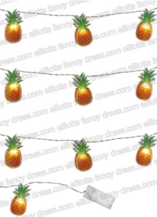 Tropical Pineapple LED String Lights - 10 LED Lights 1.65m