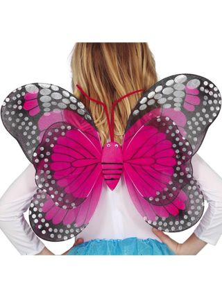Pink and Black Speckled Butterfly Wings 39cm x 48cm