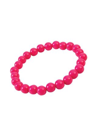 Pop Art Pearl Bracelet - Hot Pink