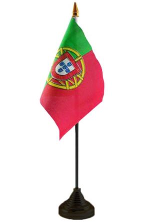 Portugal Table Flag 6" x 4"
