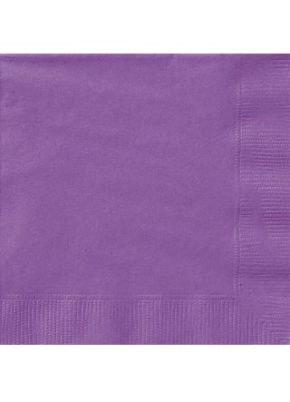 Pretty Purple Paper Napkins 16cm – 20pk