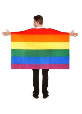 Pride Rainbow Flag Cape (Nylon)