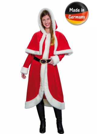 Professional Quality Mrs. Claus Coat with Cape