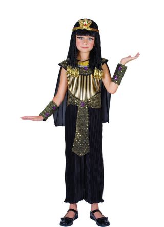 Egpytian - Queen Cleopatra Black Dress
