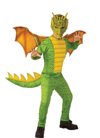 Fearsome Green Dragon - Childs Costume
