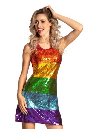 Rainbow / Pride Sequin Dress