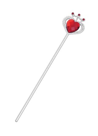 Storybook Royalty Wand - Red Heart Stone - 37cm