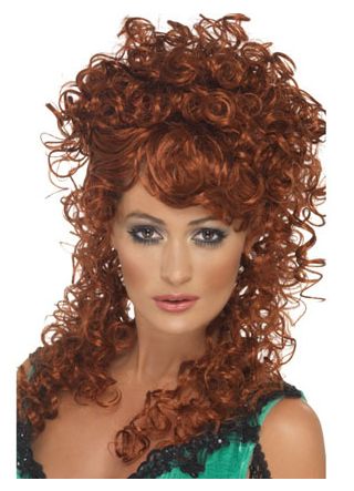 1980s Perm Ginger Wig