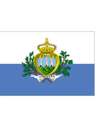 San Marino Flag 5ftx3ft