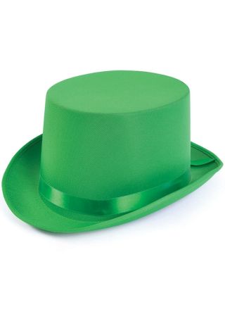 Top Hat - Satin Green