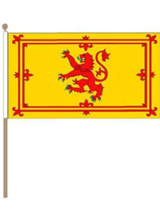 Scotland - Lion Crest - Hand Flag 18" x 12"
