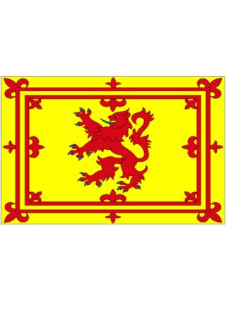 Scotland - Lion Crest - Flag 5ftx3ft