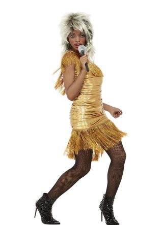 Tina Turner - Gold Fringe Dress