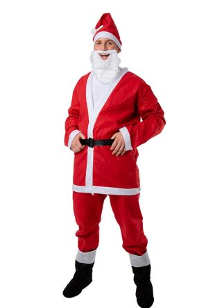 Six Piece Felt Santa Suit 