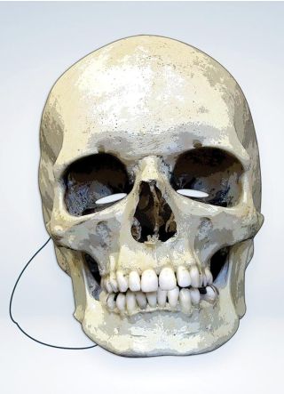 Skull Card Face Mask