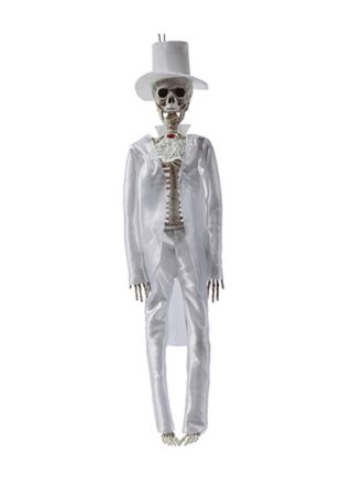 Small Hanging Skeleton Groom 42cm