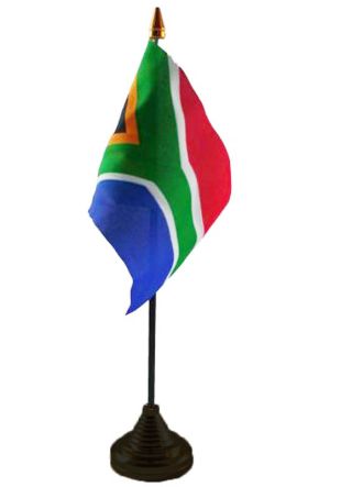 South Africa Table Flag 6" x 4"