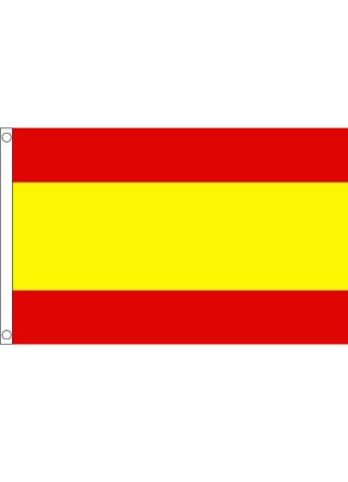 Spain No Crest Flag 5ftx3ft