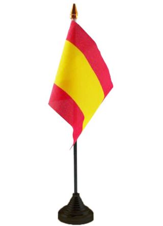 Spain Table Flag 6" x 4"