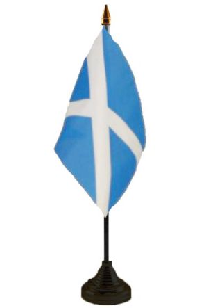 Scotland - St Andrew - Table Flag 6" x 4"