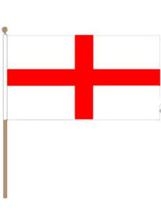 England (St George) Hand Flag 18" x 12"