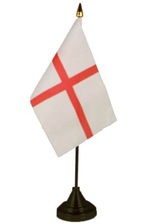England (St George) Table Flag 6" x 4"