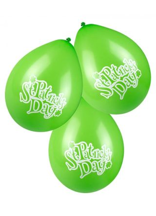 Air-fill St Patrick’s Day Balloons 25cm – 6pk