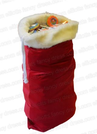Deluxe Plush Fur Santa Sack – 128cm x 60cm