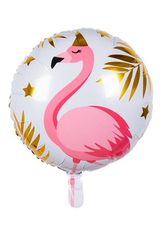 Tropical Flamingo Foil Balloon – Double-Sided – Helium or Air-fill - 45cm