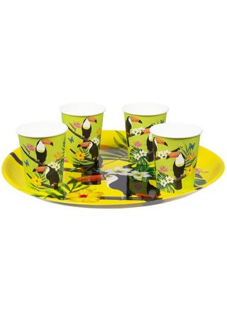 Tropical Toucan Sturdy Serving Tray 34.5cm  