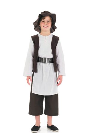 Tudor Kitchen Boy Costume 