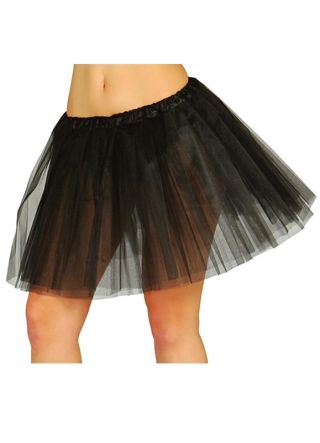 Three Layer Long Black Tutu – Dress Size 8-14