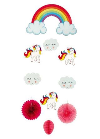 Unicorn Rainbow Party Mobile Decoration