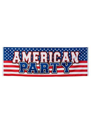 USA ‘American Party’ Banner 220 x 74cm