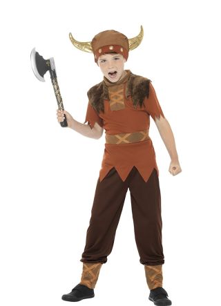 Viking Boy - Brown - Costume