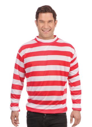 Waldo Red & White Striped Shirt 