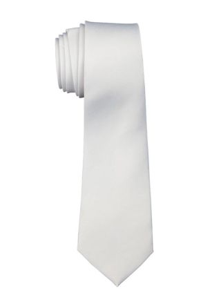 White Gangster Neck-Tie