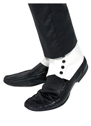 White Gangster Shoe-Spats