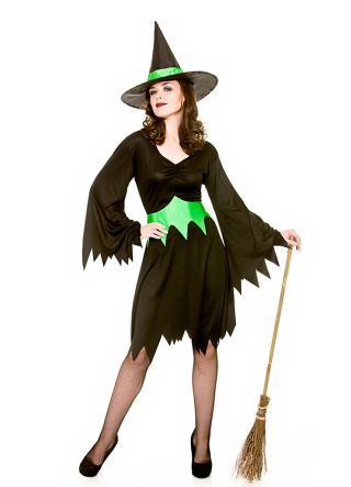 Emerald-City Wicked Witch - Ladies Costume