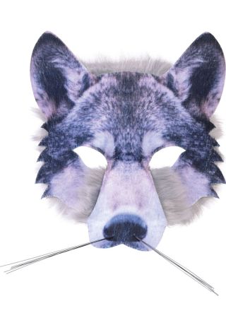 Wolf Realistic Fur Mask 