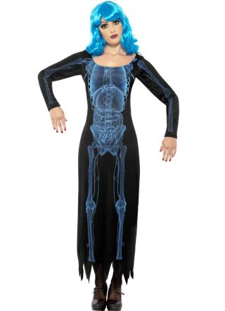 X-Ray Skeleton Dress Costume