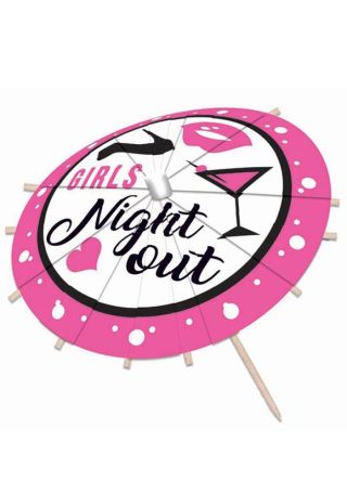 Girls Night Out Cocktail Umbrellas - 12pk