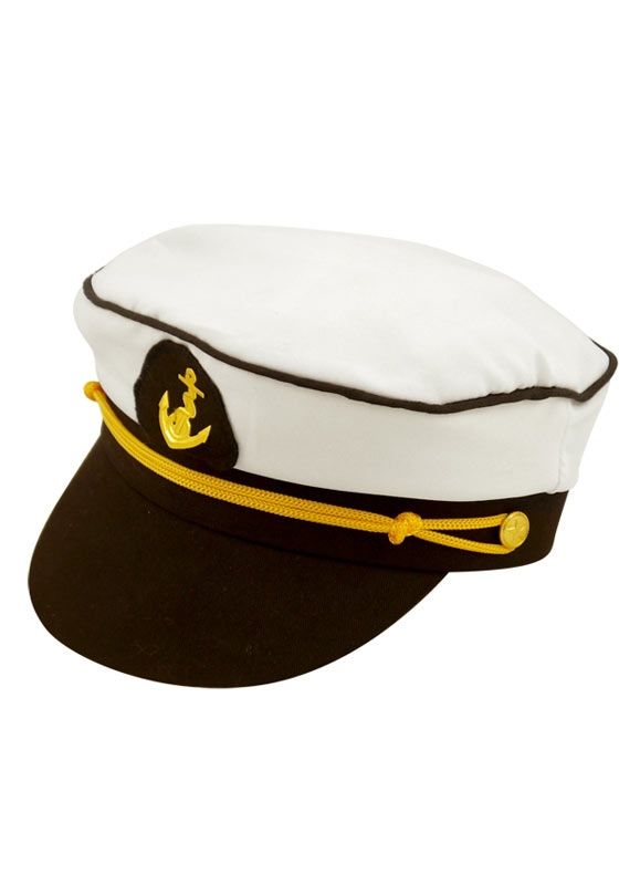 Captain Hat – Black and White