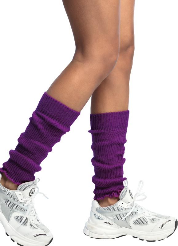 80s Leg Warmers Purple - 80s Leg Warmers Purple