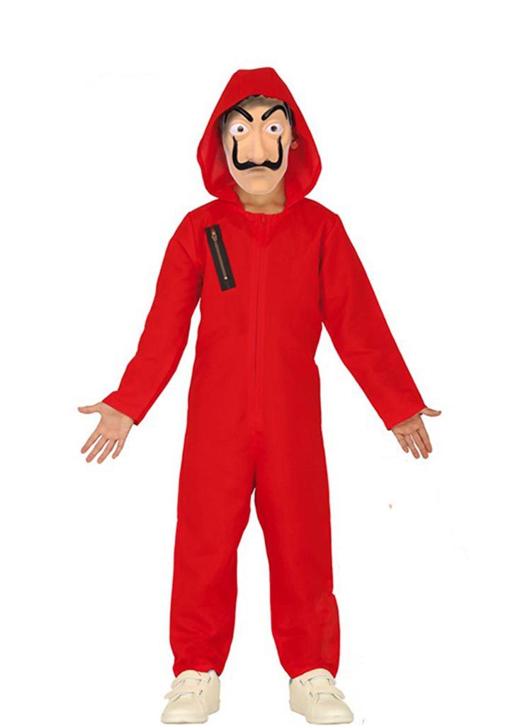 Disguise Adult Money Heist Jumpsuit Costume - Size Medium - Walmart.com