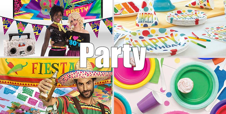We have themed party wear including 1980s, Mexican, Dinosaur, Hawaiian, Halloween, Oktoberfest, Disco, New Years, St Patricks day and 4th of July or USA.